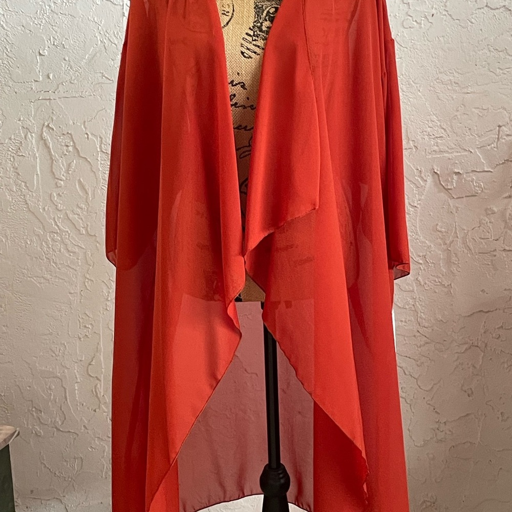 Orange “Shirley” kimono L